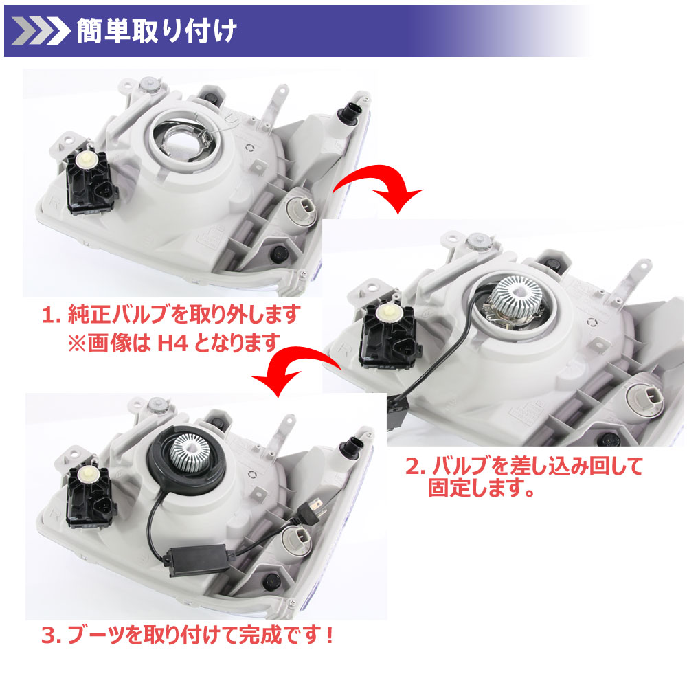 高輝度 4800lm COB LED ヘッドライト H7 3000K 2個セット 高輝度 4800lm COB LED ヘッドライト H7 3000K 2個セット