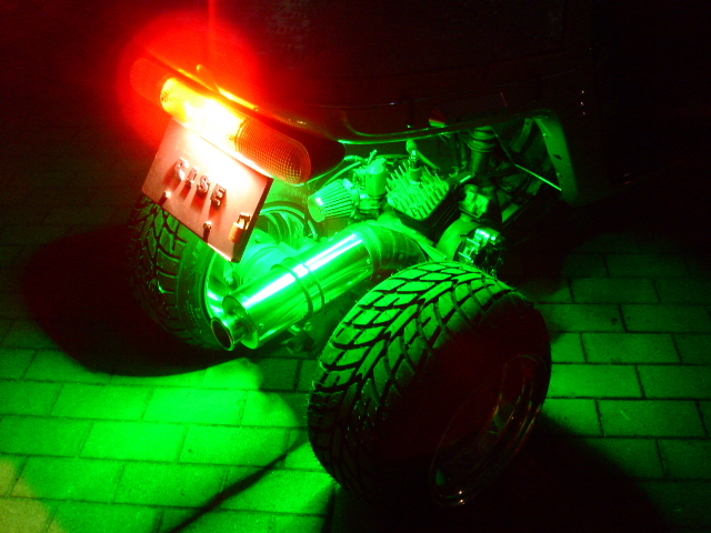 超高輝度/防水24連LEDチューブライト(グリーン発光)