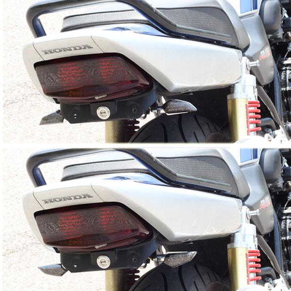 バイク用 Ledウインカー テールライト ブレーキランプ付 ブラックボディ スモークレンズ 左右1セット