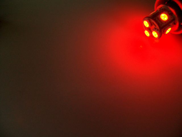 3chips 8連 SMD-LEDライト/ウェッジバルブ 点灯イメージ
